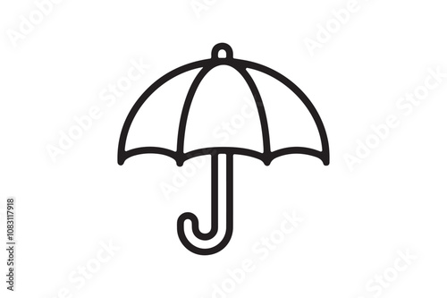 Umbrella isolated on white