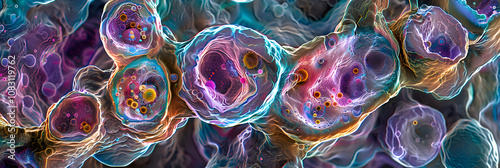 Intricate and Detailed Representation of Oogonia and Oogenesis in Humans photo