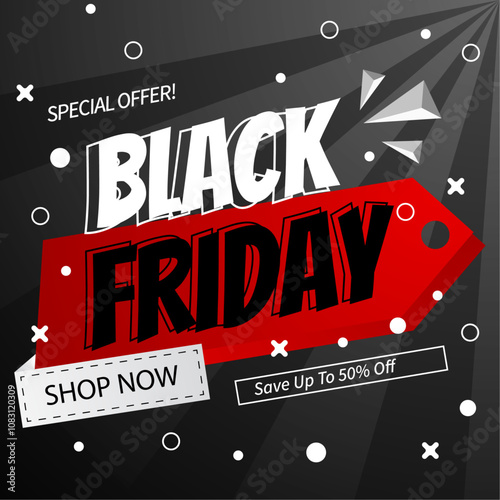 Exciting Black Friday Special Offer Promotional Post