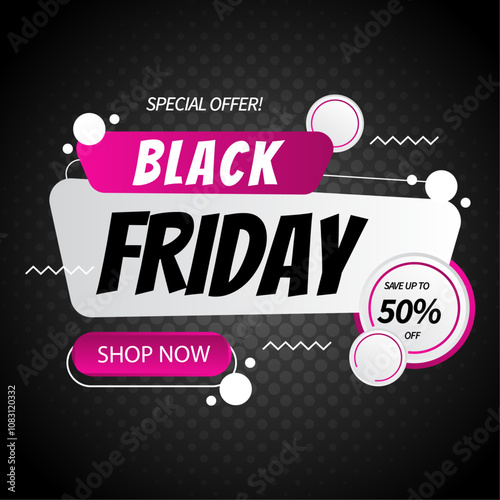 Black Friday Special Offer Advertisement Design Template