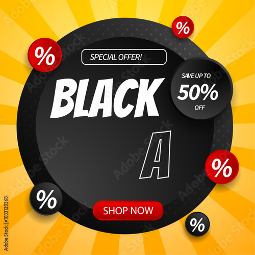 Exciting Black Friday Special Offer Promotional Post