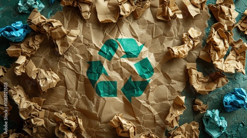 Recycling Paper and Cardboard for Environmental Conservation and Sustainability photo