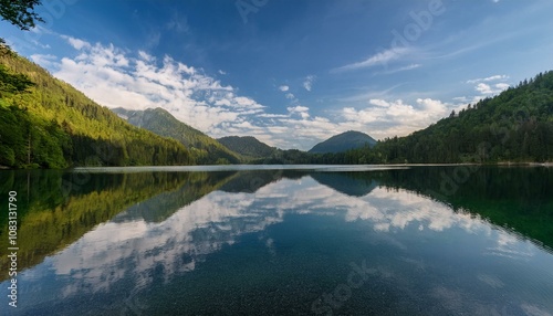 Capture the stunning reflections of mountains on the lake.  