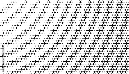 Geometric transition pattern with radial effect. Smooth motion with black and white color, easily recoloured at your discretion. Vector Format Illustration 