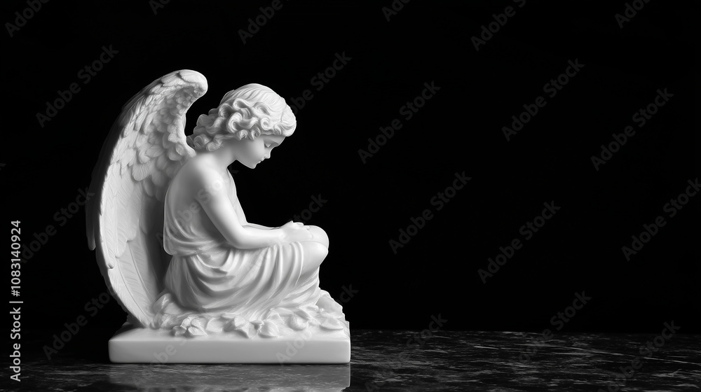 Fototapeta premium statue of angel