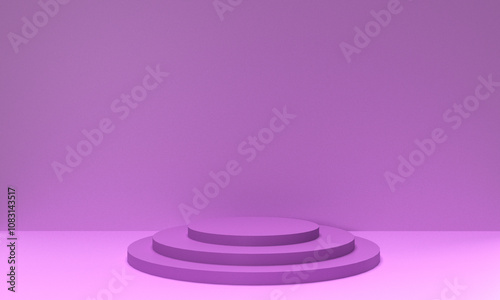 Podium stage stand showcase exhibition happy valentine day purple violet circle round hapyy valentine day romantic love holiday present marketing advertisement pastel showing   platform perdormance 