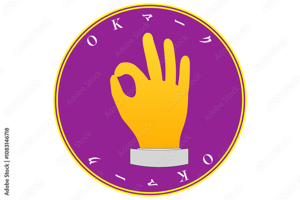 Obraz premium OKマーク