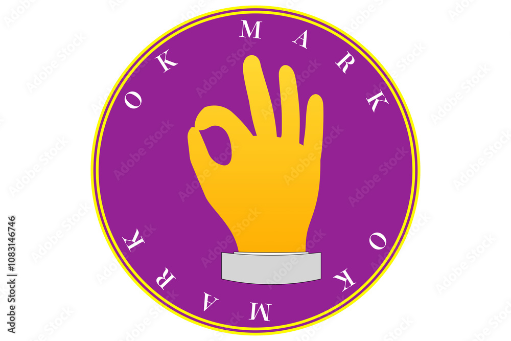 Fototapeta premium OKマーク