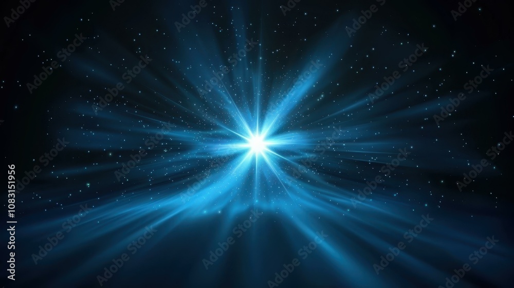 Fototapeta premium A vibrant starburst abstract background bursting with color, perfect for adding energy and excitement to any design project.