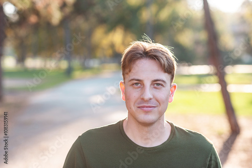 A portrait of a friendly young guy	