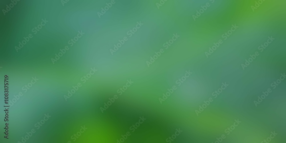 Obraz premium Abstract blurry gradient green background 