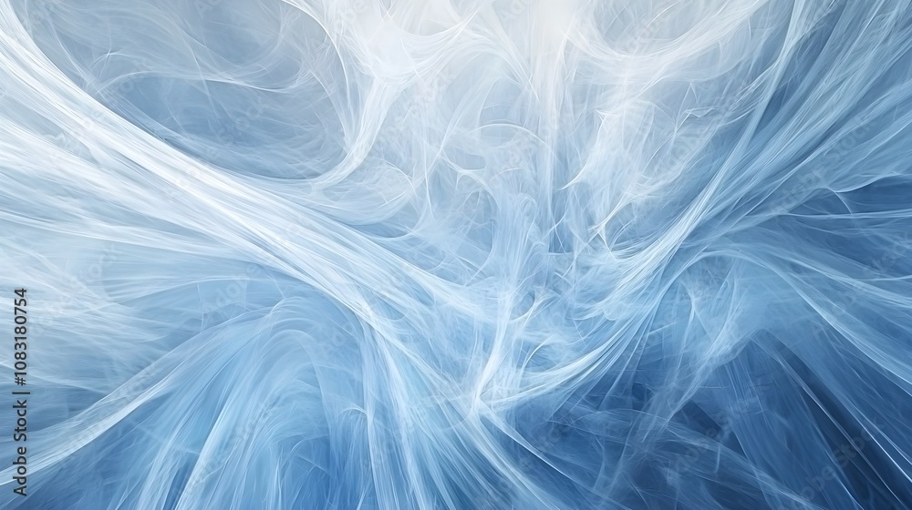 Obraz premium Soft Blue and White Abstract Background Texture