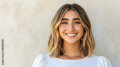 Radiant Smile, Confident Woman 