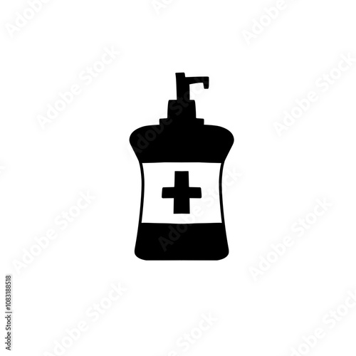 antiseptic bottle icon