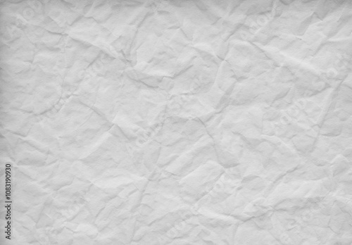 the texture of the white paper.
