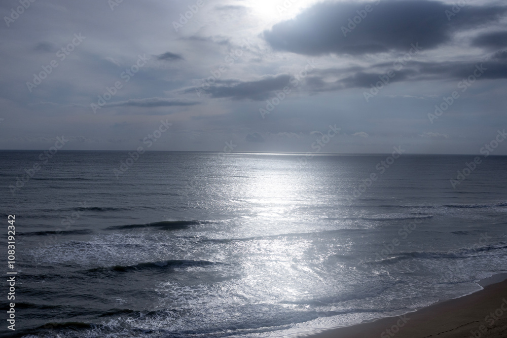 Obraz premium storm over the sea