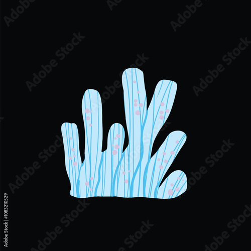 Coral Reefs Cute Illustration