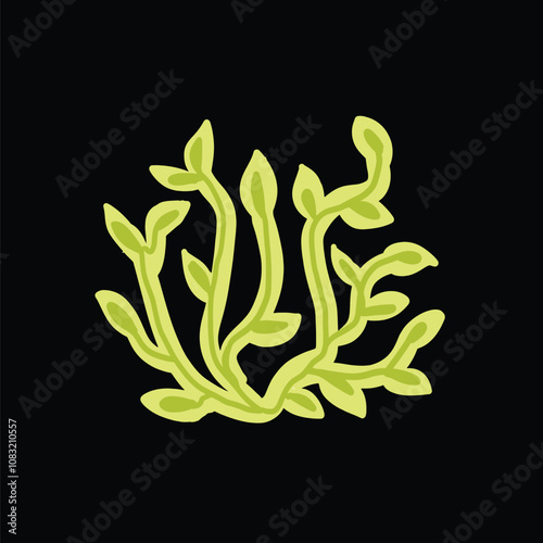 Coral Reefs Cute Illustration