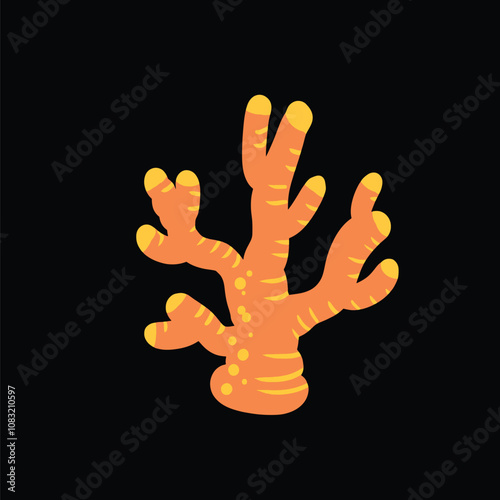 Coral Reefs Cute Illustration