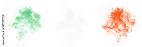 Realistic Abstract Smoke Effect Overlay - High-Resolution PNG for Creative Projects