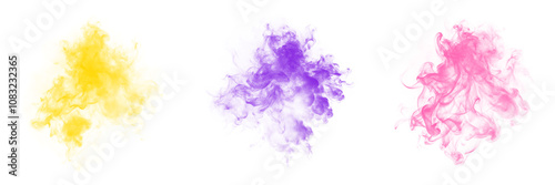 Realistic Abstract Smoke Effect Overlay - High-Resolution PNG for Creative Projects