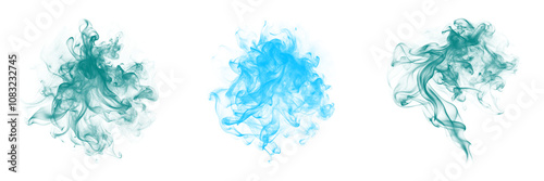 Realistic Abstract Smoke Effect Overlay - High-Resolution PNG for Creative Projects