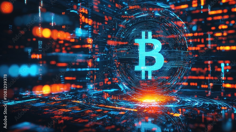 Obraz premium final count down in crypto