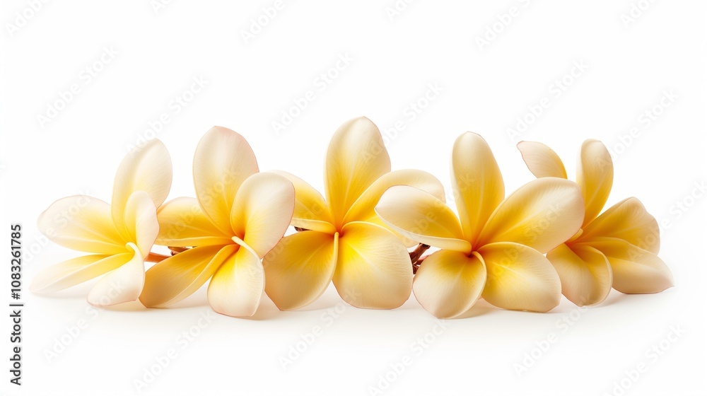 Fototapeta premium nice photo of color flowers isolated