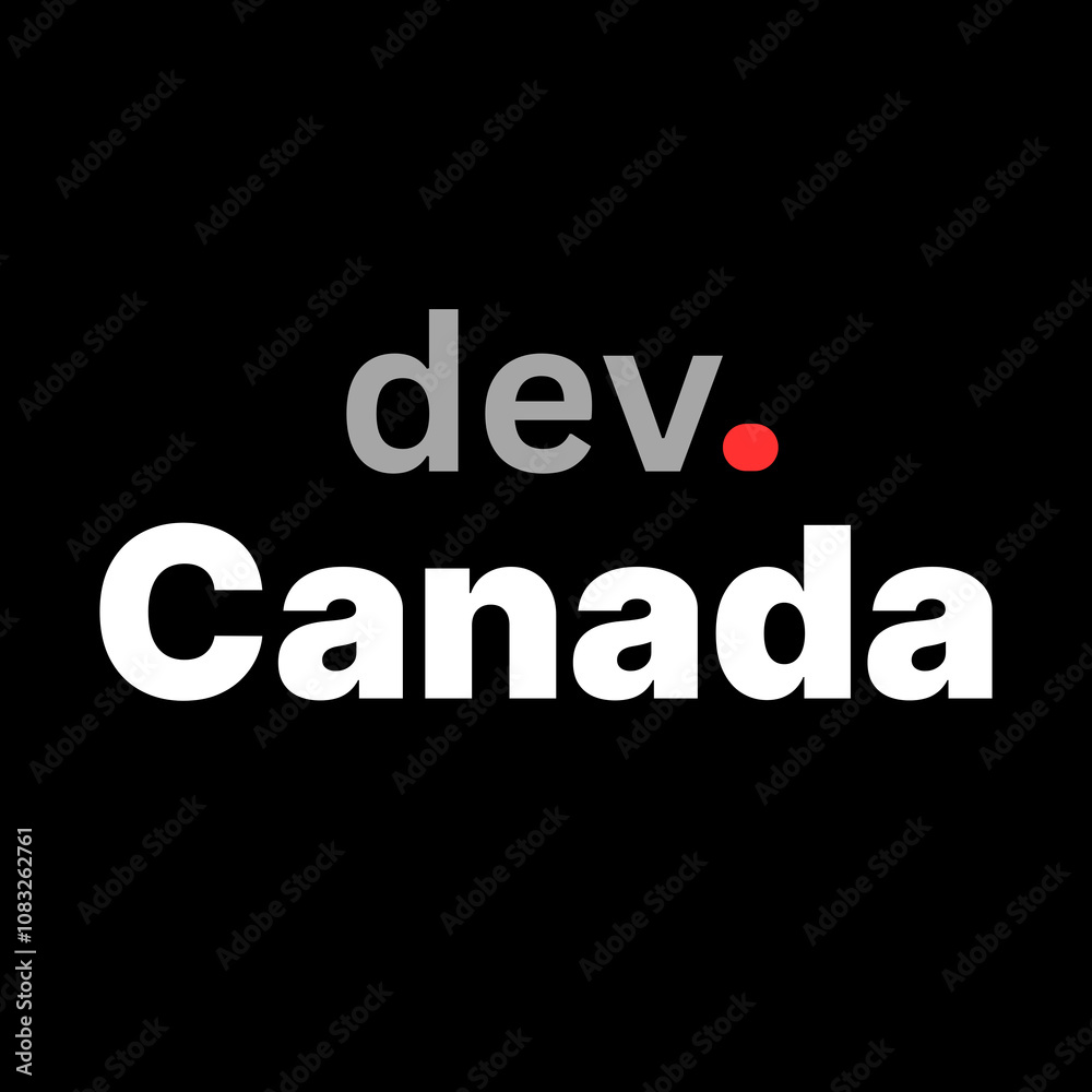 Obraz premium Logo on Black Background | Text Typography Design