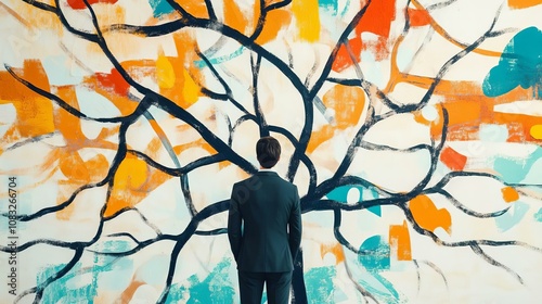 Exploring Inner Thoughts Through Colorful Abstract Art