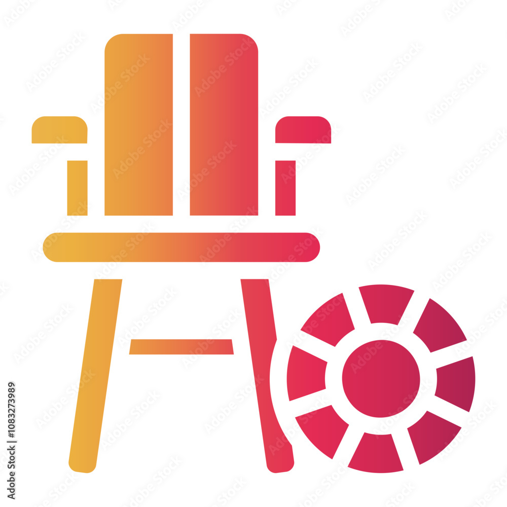 Fototapeta premium life Gradient icon