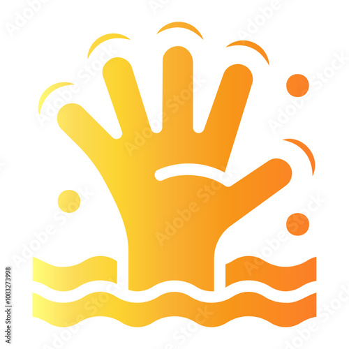 sinking Gradient icon