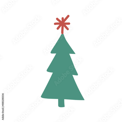 Christmas elements set icon