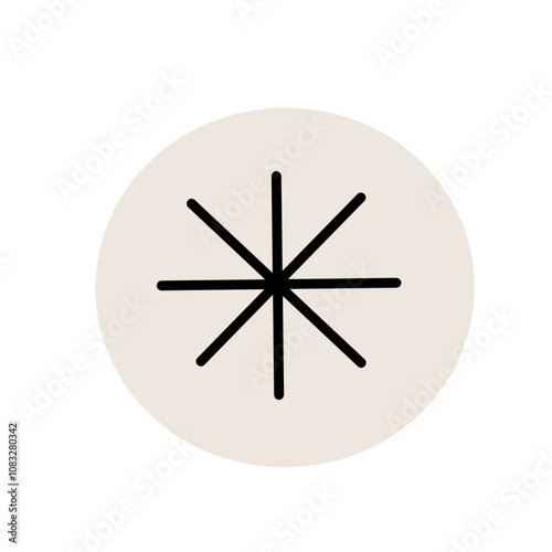 Christmas elements set icon