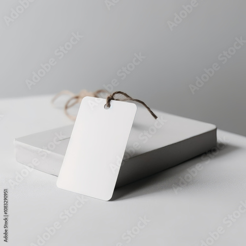 Hangtag mockups, Hanging label tag mockup, favor tag mockup, wedding favor tag mockup, swing tag mockup - A versatile template for showcasing your branding and design ideas in various industries