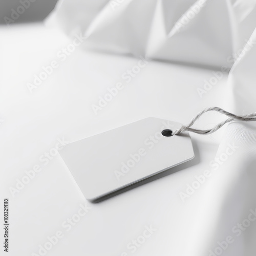 Hangtag mockups, Hanging label tag mockup, favor tag mockup, wedding favor tag mockup, swing tag mockup - A versatile template for showcasing your branding and design ideas in various industries