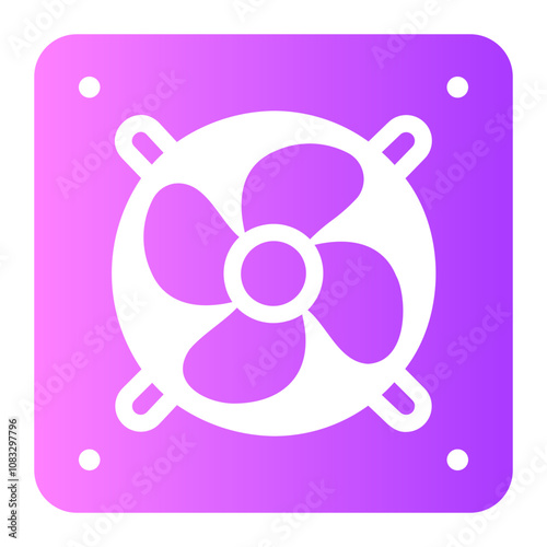 colling fan Gradient icon photo