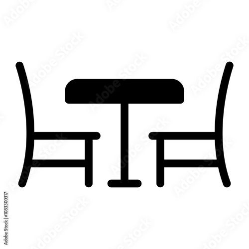 dining table Solid icon