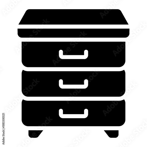 drawers Solid icon