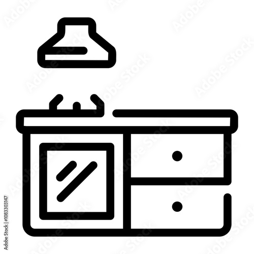 kitchen Line Icon