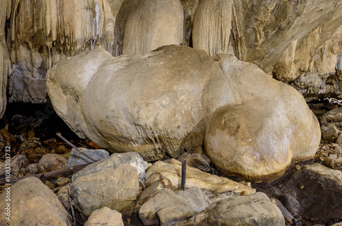 Than Lod Yai Cave, Chaloem Rattanakosin National Park, Kanchanaburi, Thailand. photo