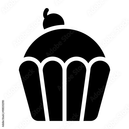 muffin glyph icon