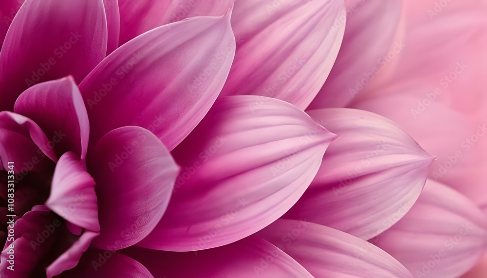 Obraz premium Natural macro shot. Macro shot of petals, intricate natural patterns, 3D illustration.