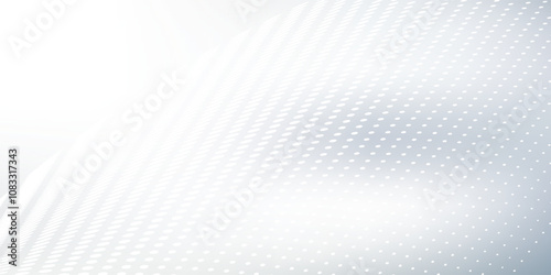 Abstract grey background poster with dynamic waves.