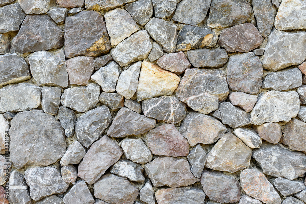 Fototapeta premium Big pile of stones as a background