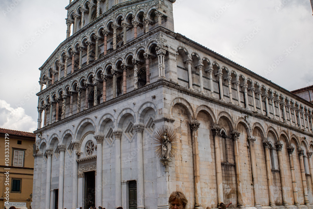 Obraz premium piazza dei miracoli city Italy Lucca