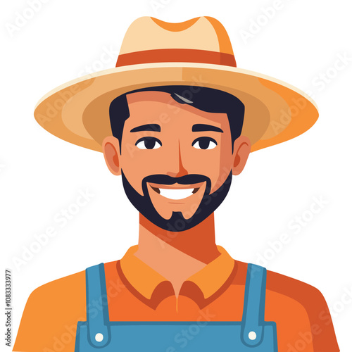 Portrait of a smiling farmer