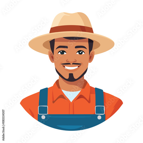 Portrait of a smiling farmer