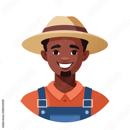 Portrait of a smiling farmer