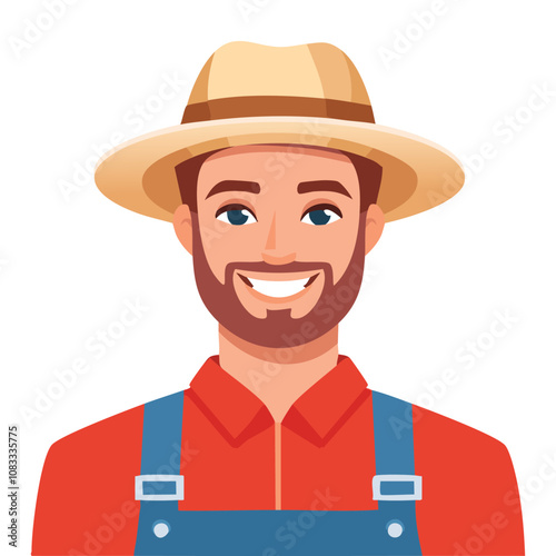 Portrait of a smiling farmer
